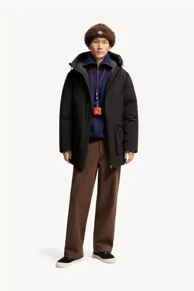 Moncler Aurino Hooded Mid-length Parka | Thumbnail 3 Moncler Aurino Hooded Mid-length Parka | Thumbnail 3