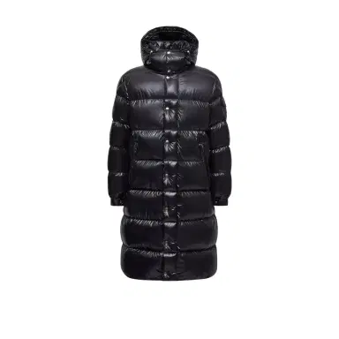 Moncler Hanoverian Hooded Square-quilted Long Down Jacket | Thumbnail 1 Moncler Hanoverian Hooded Square-quilted Long Down Jacket | Thumbnail 1
