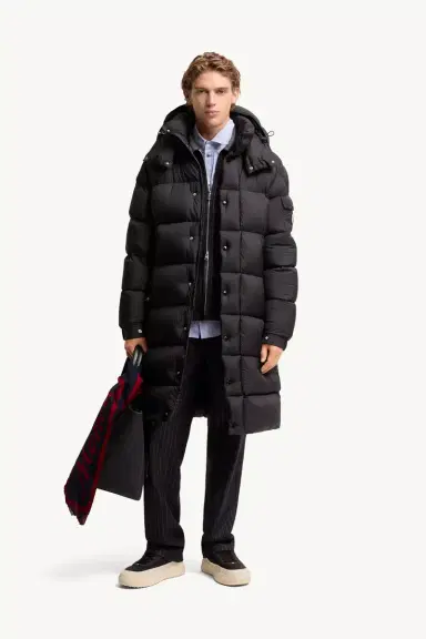 Moncler Hanoverian Hooded Long Down Jacket | Thumbnail 3 Moncler Hanoverian Hooded Long Down Jacket | Thumbnail 3