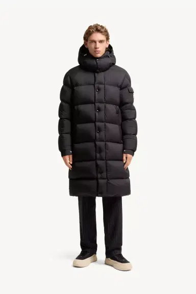 Moncler Hanoverian Hooded Long Down Jacket | Thumbnail 5 Moncler Hanoverian Hooded Long Down Jacket | Thumbnail 5