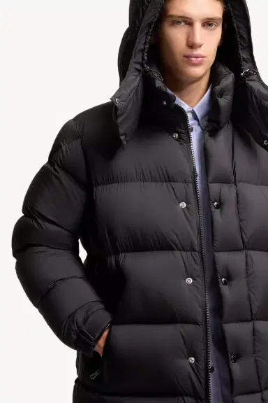 Moncler Hanoverian Hooded Long Down Jacket | Thumbnail 7 Moncler Hanoverian Hooded Long Down Jacket | Thumbnail 7