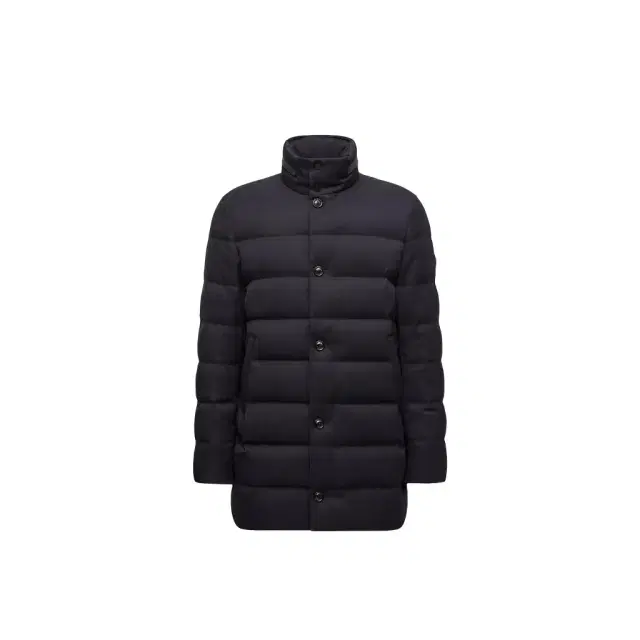 Moncler Vallonpierre Hooded Wool Long Down Jacket