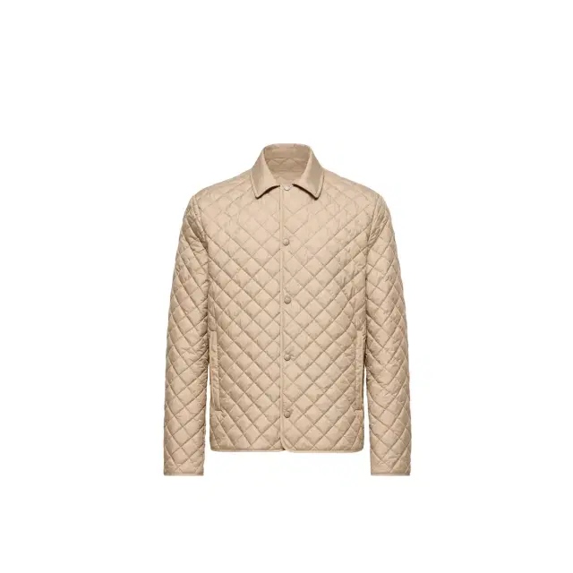 Moncler Avrelie Diamond Quilted Padded Shirt Jacket