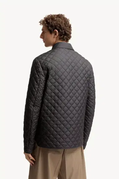 Moncler Avrelie Diamond Quilted Padded Shirt Jacket | Thumbnail 6