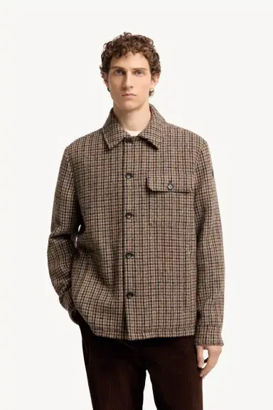 Moncler Norfol Wool Blend Down Shirt Jacket | Thumbnail 5