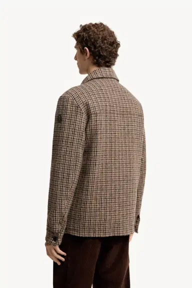 Moncler Norfol Wool Blend Down Shirt Jacket | Thumbnail 6