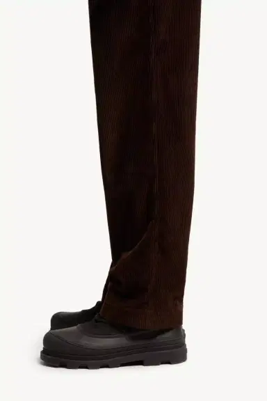 Moncler Leather Logo Corduroy Pants | Thumbnail 4