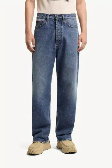 Moncler Straight Leg Denim Jeans | Thumbnail 5