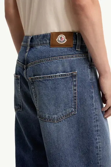Moncler Straight Leg Denim Jeans | Thumbnail 7