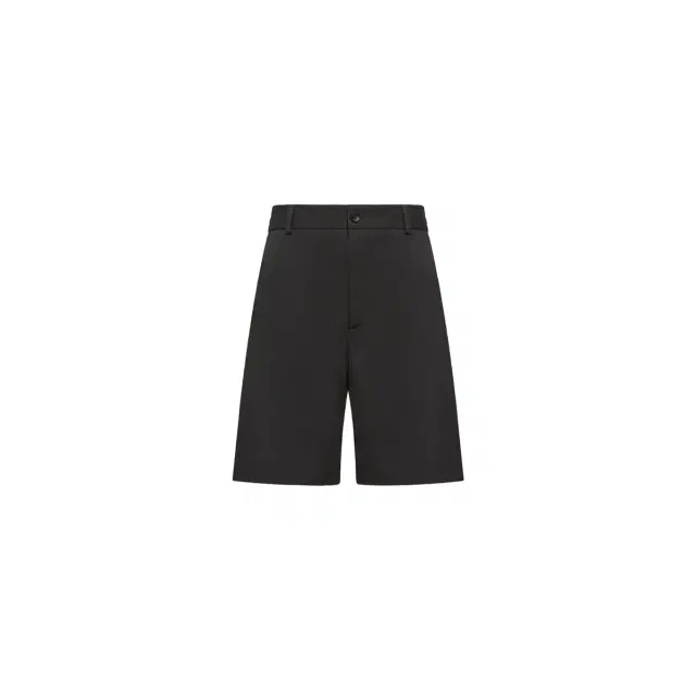 Wool Blend Gabardine Bermuda Shorts