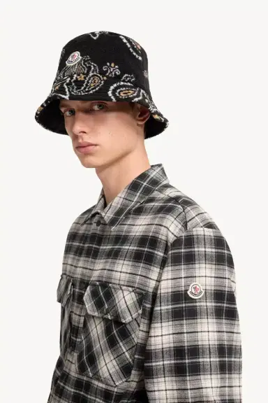 Moncler Check Cotton Flannel Zip-up Shirt | Thumbnail 4 Moncler Check Cotton Flannel Zip-up Shirt | Thumbnail 4