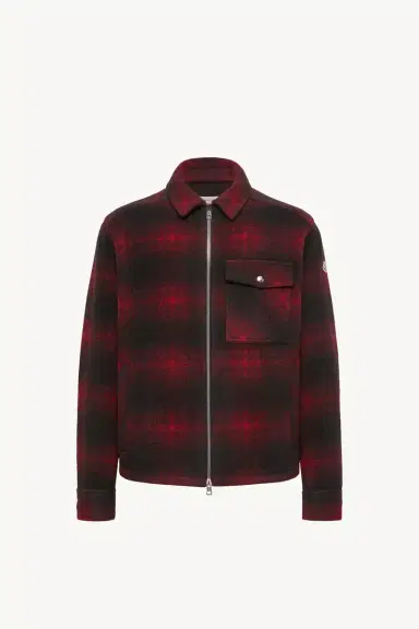 Moncler Check Jersey Zip-up Shirt Jacket | Thumbnail 2