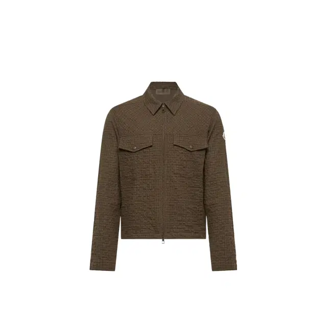 Micro Madras Flannel Shirt Jacket