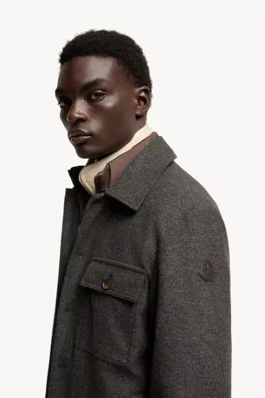 Moncler Flannel Shirt Jacket | Thumbnail 4