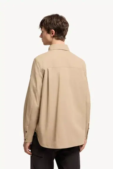 Moncler Brushed Cotton Shirt | Thumbnail 6 Moncler Brushed Cotton Shirt | Thumbnail 6