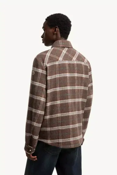 Moncler Check Wool Shirt Jacket | Thumbnail 6