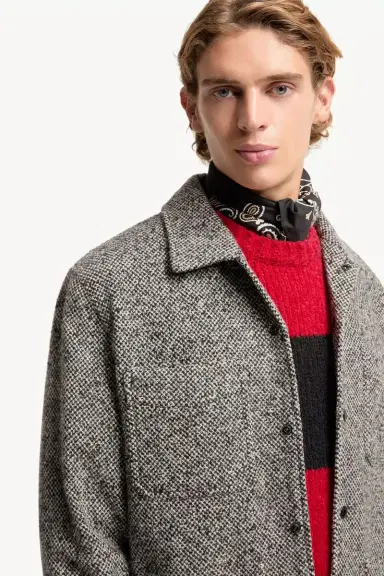 Moncler Melange Wool Blend Shirt Jacket | Thumbnail 7