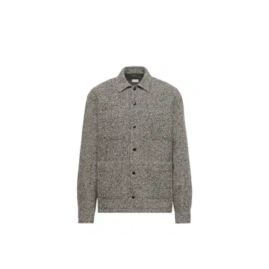 Moncler Melange Wool Blend Shirt Jacket | Thumbnail 1
