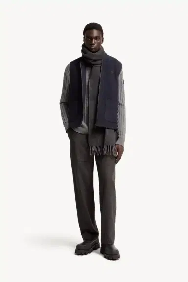 Moncler Wool Zip-up Vest | Thumbnail 3 Moncler Wool Zip-up Vest | Thumbnail 3