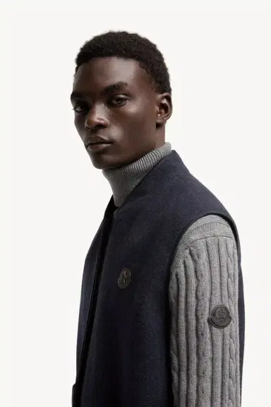 Moncler Wool Zip-up Vest | Thumbnail 4 Moncler Wool Zip-up Vest | Thumbnail 4