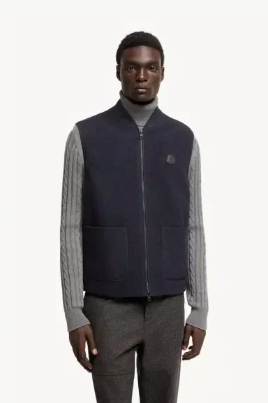 Moncler Wool Zip-up Vest | Thumbnail 5 Moncler Wool Zip-up Vest | Thumbnail 5