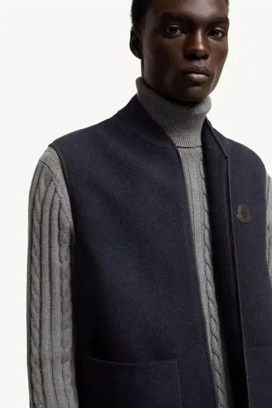 Moncler Wool Zip-up Vest | Thumbnail 7 Moncler Wool Zip-up Vest | Thumbnail 7