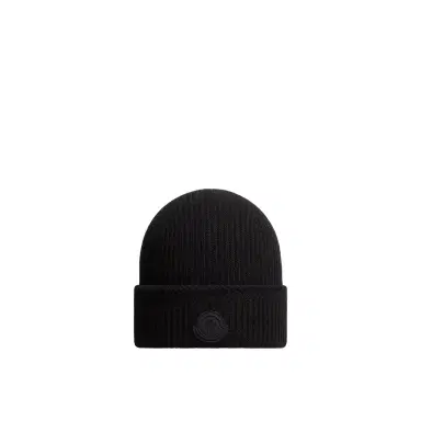 Moncler Cashmere Blend Logo Beanie | Thumbnail 1