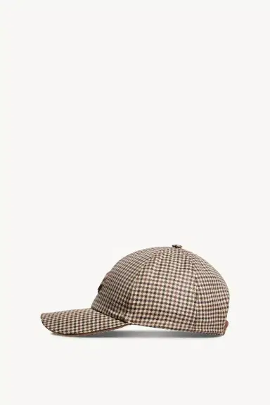 Moncler Check Wool Baseball Cap | Thumbnail 4