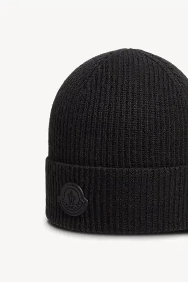 Moncler Logo Wool Beanie | Thumbnail 4