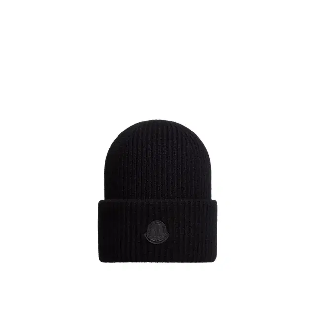 Leather Logo Cashmere Beanie