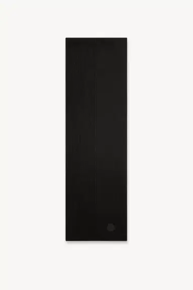 Moncler Logo Wool Rib Knit Scarf | Thumbnail 2