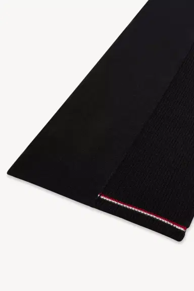 Moncler Logo Wool Rib Knit Scarf | Thumbnail 5