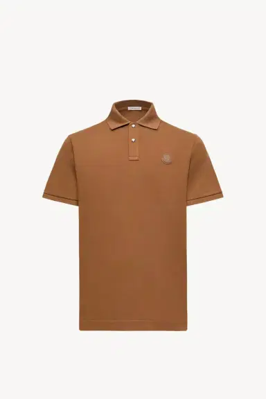 Moncler Logo Patch Cotton Piquet Polo Shirt | Thumbnail 2