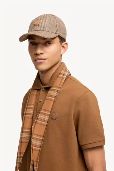 Moncler Logo Patch Cotton Piquet Polo Shirt | Thumbnail 4