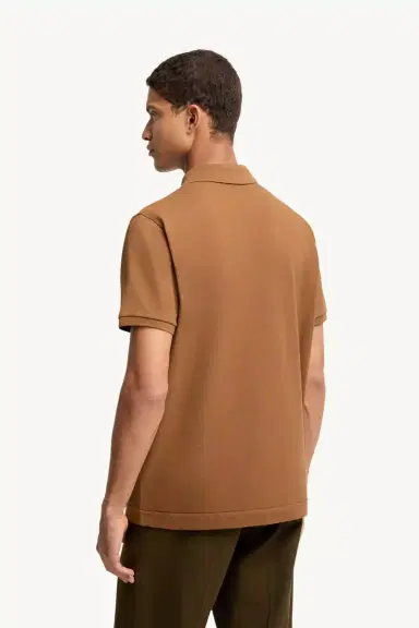 Moncler Logo Patch Cotton Piquet Polo Shirt | Thumbnail 6
