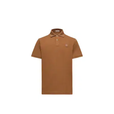 Moncler Logo Patch Cotton Piquet Polo Shirt | Thumbnail 1