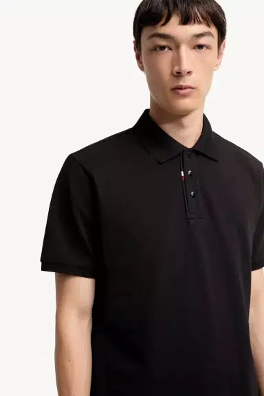 Moncler Logo Cotton Piquet Polo Shirt | Thumbnail 6 Moncler Logo Cotton Piquet Polo Shirt | Thumbnail 6