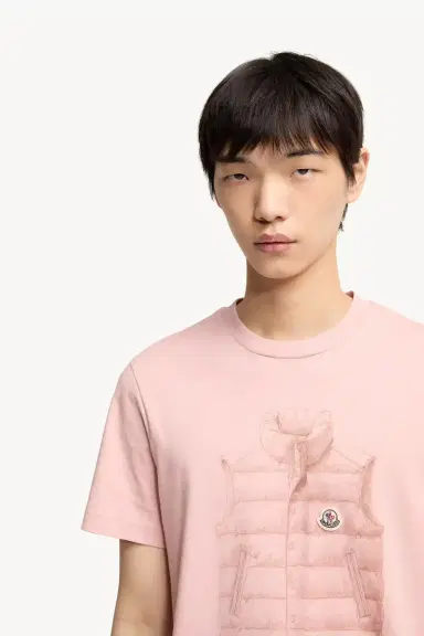 Moncler Down Jacket Print Cotton T-shirt | Thumbnail 7 Moncler Down Jacket Print Cotton T-shirt | Thumbnail 7