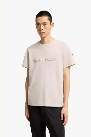 Moncler Logo Cotton T-shirt | Thumbnail 4