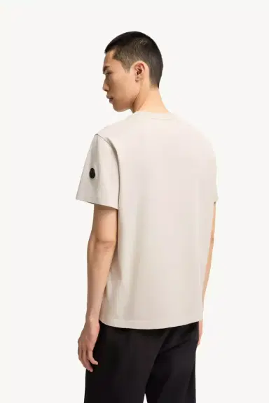 Moncler Logo Cotton T-shirt | Thumbnail 5