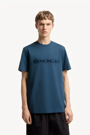 Moncler Logo Cotton T-shirt | Thumbnail 5 Moncler Logo Cotton T-shirt | Thumbnail 5