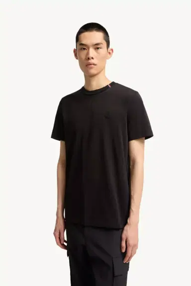 Moncler Logo Cotton T-shirt | Thumbnail 4