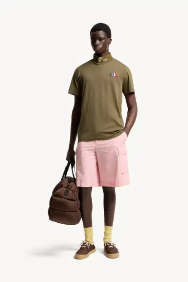 Moncler Logo Cotton T-shirt | Thumbnail 3 Moncler Logo Cotton T-shirt | Thumbnail 3