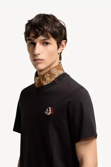 Moncler Logo Cotton T-shirt | Thumbnail 3 Moncler Logo Cotton T-shirt | Thumbnail 3