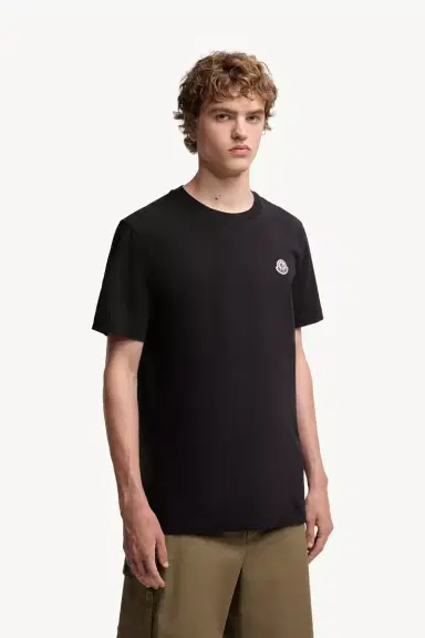 Moncler Logo Patch Cotton T-shirt (pack Of Three) | Thumbnail 5