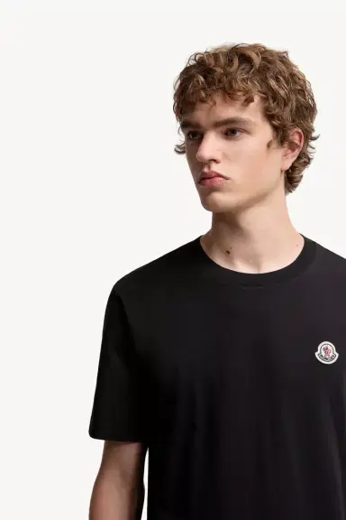 Moncler Logo Patch Cotton T-shirt (pack Of Three) | Thumbnail 7