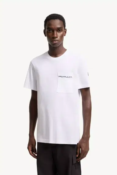 Moncler Logo Cotton Jersey T-shirt | Thumbnail 4