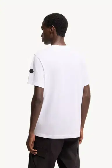 Moncler Logo Cotton Jersey T-shirt | Thumbnail 5