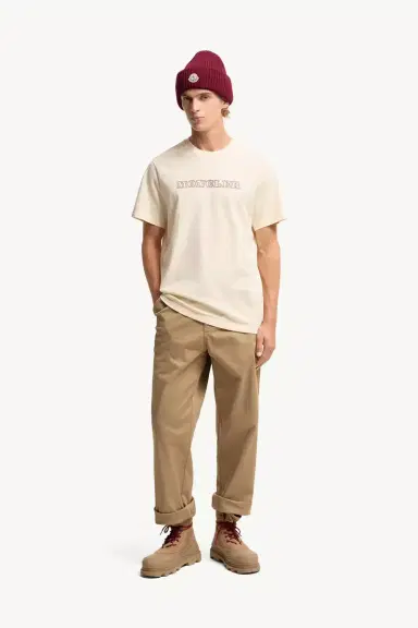 Moncler Logo Cotton Jersey T-shirt | Thumbnail 3