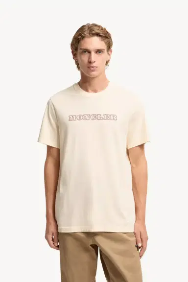 Moncler Logo Cotton Jersey T-shirt | Thumbnail 5